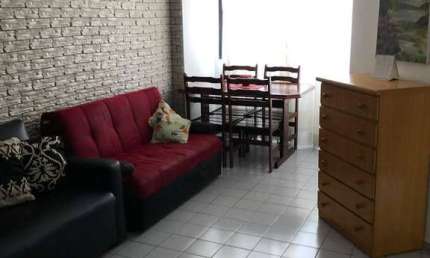 Apartamento 01 Dormitório Elevador Garagem 200m Praia Locação R$ 2.000