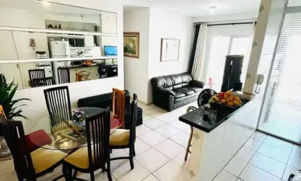 3 dormitórios (1 suíte) com planejados – 11º andar – 74m² na ocian