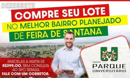 Terreno à venda no Novo Horizonte, Feira de Santana 