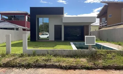 Casa em condomínio fechado com 4 quartos à venda na barra do jacuípe, camaçari  por r$ 970.000