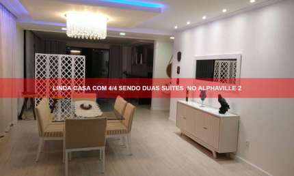 Casa em condomínio fechado com 4 quartos à venda no Alphaville (Abrantes), Camaçari 