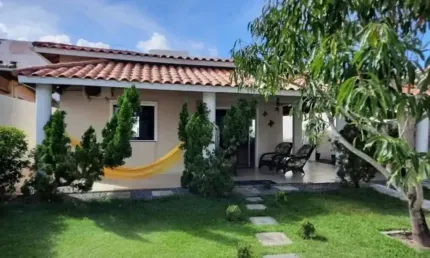 Casa em condomínio fechado com 3 quartos à venda na rua a, jauá, camaçari por r$ 750.000
