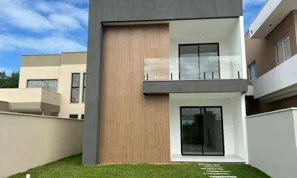 Casa em condomínio fechado com 4 quartos à venda no Catu de Abrantes, Camaçari  por R$ 895.000