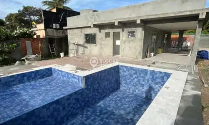 CASA EM CONSTRUÇÃO DE 3/4 COM DUAS SUÍTES EM ITACIMIRIM!