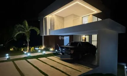 Casa em condomínio fechado com 4 quartos à venda na rodovia ba-099 - estrada do côco, abrantes, camaçari por r$ 2.390.000