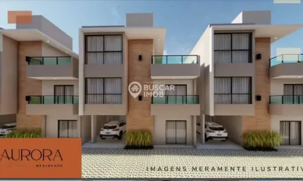 Casa em condomínio fechado com 3 quartos à venda no Pitangueiras, Lauro de Freitas  por R$ 659.900