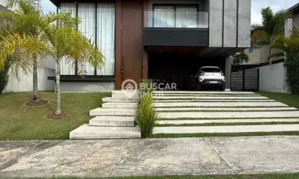 Casa em condomínio fechado com 4 quartos à venda no alphaville (abrantes), camaçari  por r$ 3.100.000