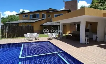Casa em condomínio fechado com 5 quartos à venda na Praia de Busca Vida, Camaçari 