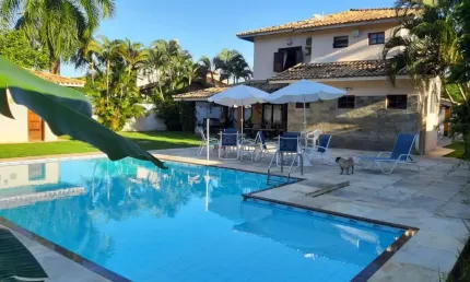Casa em condomínio fechado com 5 quartos à venda na av pajussara, vilas do atlantico, lauro de freitas, 400 m2 por r$ 2.800.000