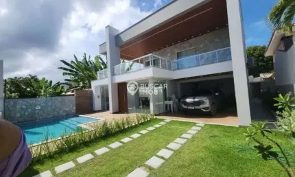 Casa em condomínio fechado com 4 quartos à venda na Rodovia Ba-099 - Estrada Do Côco Km 08, Abrantes, Camaçari
