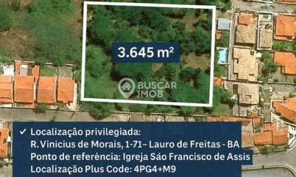 Terreno à venda no Buraquinho, Lauro de Freitas  por R$ 4.200.000