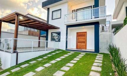 Casa em condomínio fechado com 4 quartos à venda em Caji, Lauro de Freitas , 154 m2 por R$ 850.000