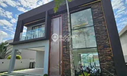 Casa em condomínio fechado com 4 quartos à venda na rua abrolhos, alphaville (abrantes), camaçari, 275 m2 por r$ 2.550.000