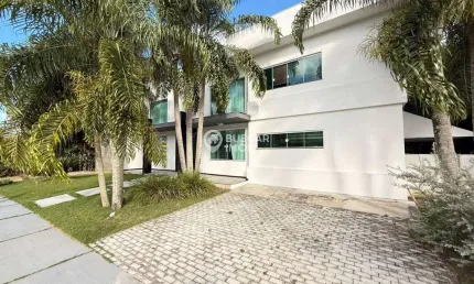 Casa em condomínio fechado com 4 quartos à venda na rodovia ba-099 - estrada do côco, alphaville (abrantes), camaçari, 390 m2 por r$ 1.799.000