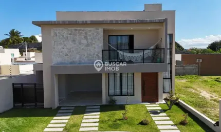 Casa em condomínio fechado com 3 quartos à venda na rua sucupió, abrantes, camaçari, 173 m2 por r$ 1.420.000