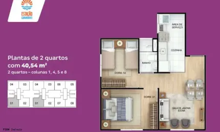 Apartamento para Venda em Rio de Janeiro, Brás de Pina, 2 dormitórios, 1 banheiro