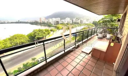 Apartamento com 4 quartos à venda na Avenida Epitácio Pessoa, Lagoa, Rio de Janeiro, 170 m2 por R$ 2.650.000