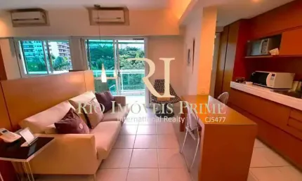 Flat com 2 quartos à venda na Avenida das Américas, Barra da Tijuca, Rio de Janeiro, 72 m2 por R$ 780.000