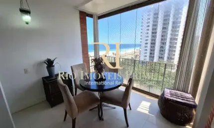 Flat com 2 quartos à venda na Avenida Lúcio Costa, Barra da Tijuca, Rio de Janeiro, 89 m2 por R$ 1.190.000