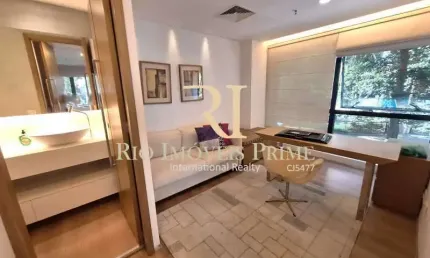 Sala comercial com 2 salas para alugar na avenida afonso arinos de melo franco, barra da tijuca, rio de janeiro, 48 m2 por r$ 3.000