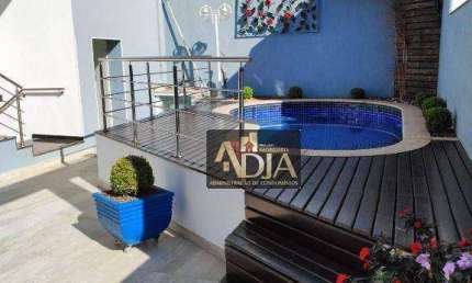 Casa com 3 dormitórios, 700 m² - venda por R$ 4.300.000,00 ou aluguel por R$ 15.000,00 - Jardim Pedroso - Mauá/SP