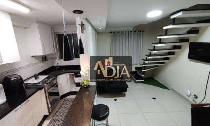 Cobertura com 2 dormitórios à venda, 86 m² por R$ 420.000,00 - Parque São Vicente - Mauá/SP