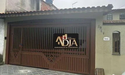Casa com 2 dormitórios para alugar, 150 m² - Jardim São Francisco - Mauá/SP
