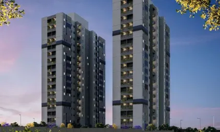 Apartamento com 2 quartos à venda na Vila Lutfalla, São Carlos , 51 m2 por R$ 235.500