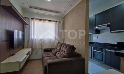 Excelente apartamento mobiliado de 2 dormitorios no Res. Manacas
