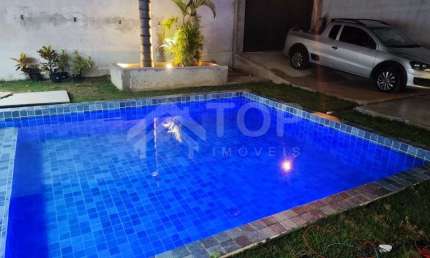 Area de lazer no Broa com 2 dormitorios, churrasqueira e piscina