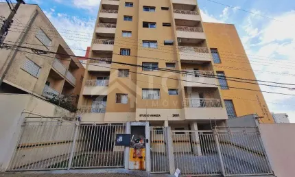 Apartamento de luxo no Centro de Sao Carlos com 1 suite, garagem e lavanderia!