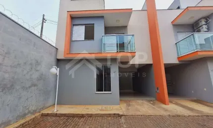 Casa de condominio para alugar no jardim sao carlos, sao carlos - 3 dormitorios, suite e churrasqueira.