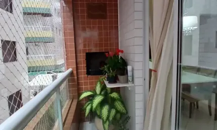 Apartamento com 2 dormitórios à venda, 76 m² por R$ 410.000,00 - Vila Guilhermina - Praia Grande/SP
