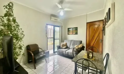 Apartamento com 1 dormitório à venda, 53 m² por R$ 330.000 - Vila Guilhermina - Praia Grande/SP
