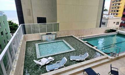 Apartamento Mobiliado na Quadra do Mar com Vista – 3 Dormitórios e 2 Vagas!