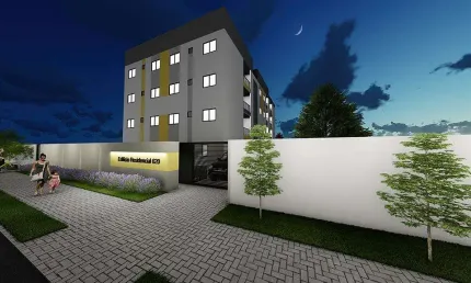 Apartamento com 2 quartos, elevador e entrada Parcelada, Weissópolis Pinhais