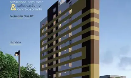 Apartamento com 1 quarto à venda na Rua Lourenço Pinto, 267 - Cent, Centro, Curitiba