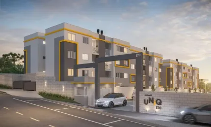 Apartamento garden com 2 quartos no Vila Amélia em Pinhais.