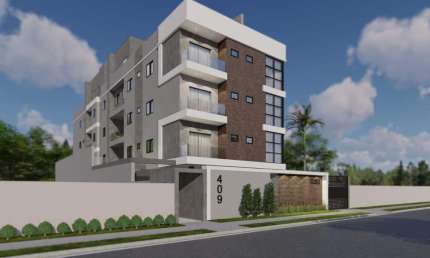 Apartamento garden suspenso com 2 quartos, suíte a venda em Pinhais.