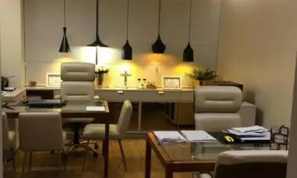 Sala mobiliada e decorada no Caminho das Árvores - Salvador - BA