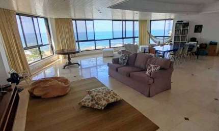 Cobertura 5 quartos com vista mar permanente Rio Vermelho Salvador BA