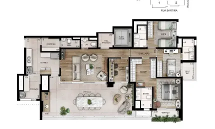 Apartamento para venda tem 156 metros quadrados com 4 quartos em perdizes - são paulo - sp