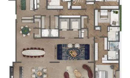 Apartamento com 5 quartos à venda na Avenida Indianópolis, 384, Indianópolis, São Paulo