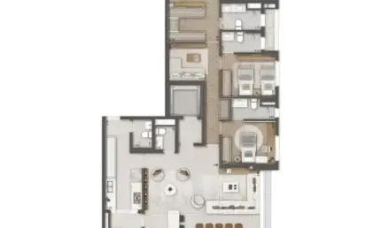Apartamento com 3 quartos à venda na Rua Chabad, 109, Cerqueira César, São Paulo