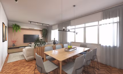 Apartamento a venda, 109,95m, 2 quartos sendo 1 suíte, 1 vaga.