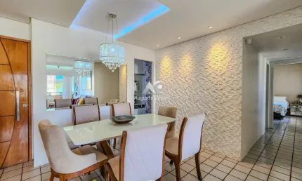 Apartamento para venda possui 88 metros com 3 quartos com 1 vg em candeias - jaboatão - pe
