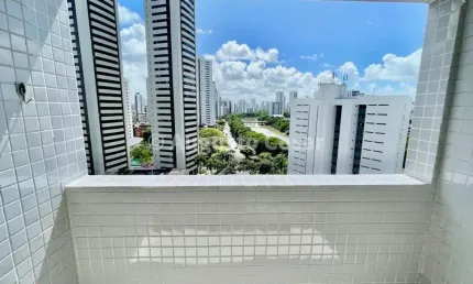 Apartamento para venda possui 59 metros com 3 quartos sendo 1 suíte com 1 vg na Madalena - Recife - PE
