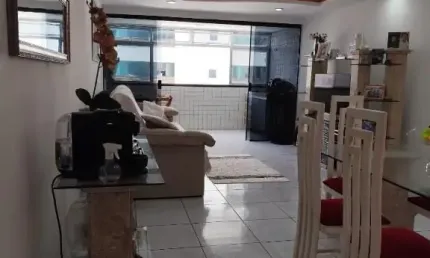 Apartamento para venda possui 120 metros com 3 quartos sendo 1 suíte com 1 vg - na Boa viagem - Recife - PE