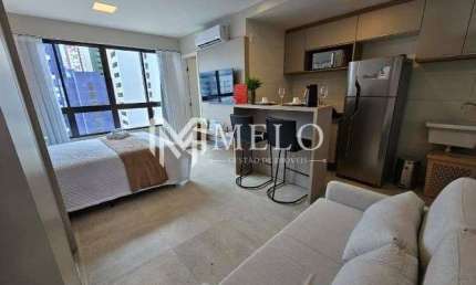 Flat com 1 quarto à venda na Rua Amália Bernardino de Sousa, Boa Viagem, Recife