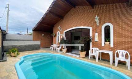 Casa com 4 dormitórios à venda, 168 m² por R$ 530.000,00 - Balneário Três Marias - Peruíbe/SP